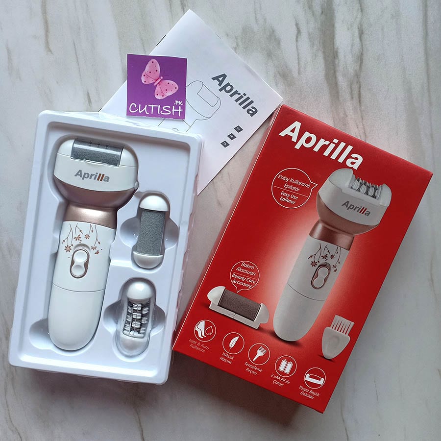 Aprilla 3 in one apilator, exfoliator & buffer face and body