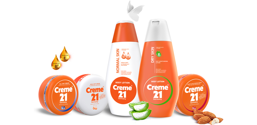 CREME 21 BODY LOTION AQUA SOFT PRO VITAMIN BS 250ML