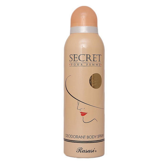 Rasasi Secret body spray Original 200ml