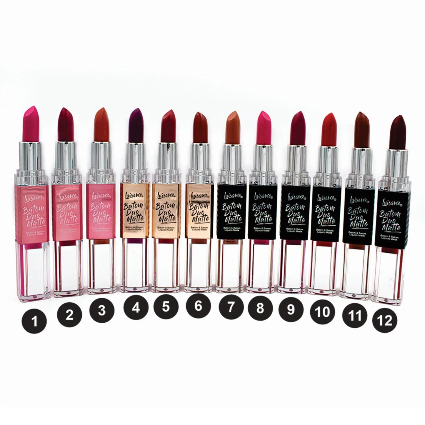 2 In 1 Matte Lipsticks Luisance Wholesale Makeup