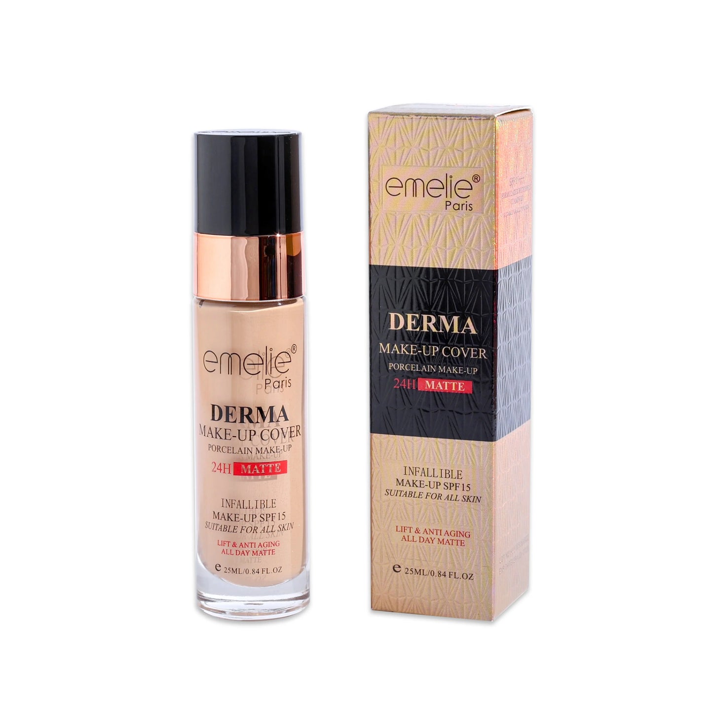 Emelie Derma Makeup Cover Foundation Emelie