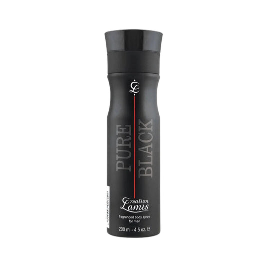 Creation Lamis Pure Black Deodorant Body Spray For Men 200ml