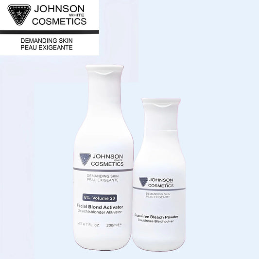 Johnson White Cosmetics Skin Polish Kit (Volume + Bleach Powder)
