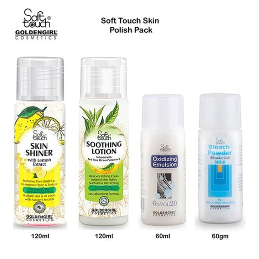 Soft touch skin polish pack of 4
