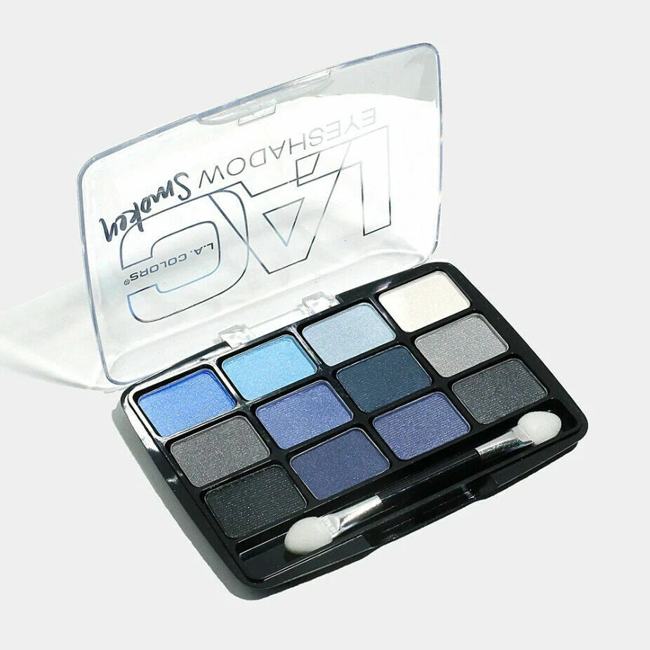 LA COLORS SMOKEY Supernatural 12 Colour Eyeshadow Palette - Free Shipping