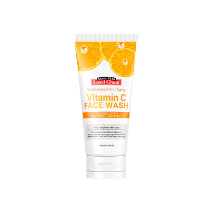 Saeed Ghani Vitamin C Brightening & Anti Aging Face Wash 100ml